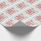 Kerstman Sinterklaas Express Levering Cadeaupapier (Hoek)