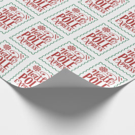 Kerstman Sinterklaas Express Levering Cadeaupapier