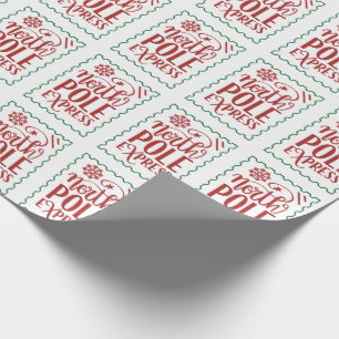 Kerstman Sinterklaas Express Levering Cadeaupapier