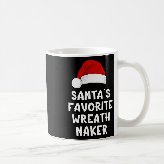 Kerstman Sinterklaas' Favoriete Krans Makers Grapp Koffiemok (Rechts)