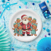 Kerstman Sinterklaas Gingerbread Nurses Papieren Bordje (Feest)