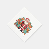 Kerstman Sinterklaas Gingerbread Nurses Servet (Hoek)