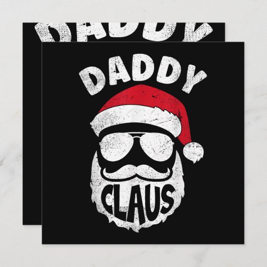 Kerstman Sinterklaas Grappig Kerst Matchend P Kaart (Voorkant / Achterkant)