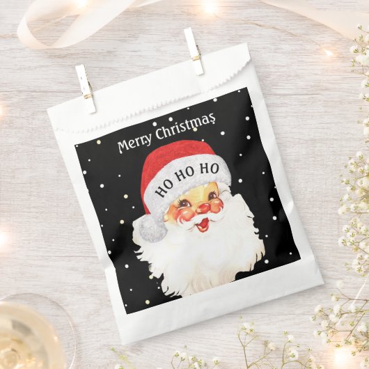 Kerstman Sinterklaas HO HO HO HO HO HO HO Bedankzakje (Geknipt)