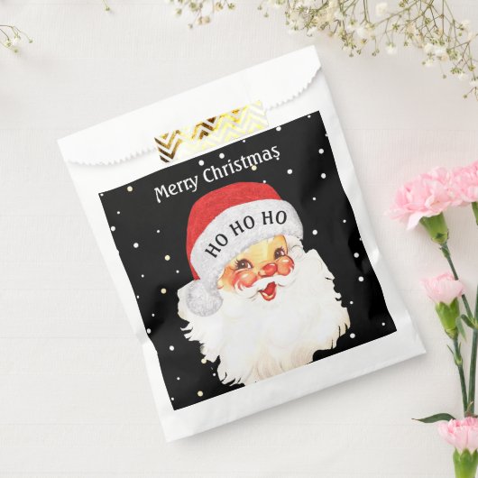 Kerstman Sinterklaas HO HO HO HO HO HO HO Bedankzakje (Gezegeld)