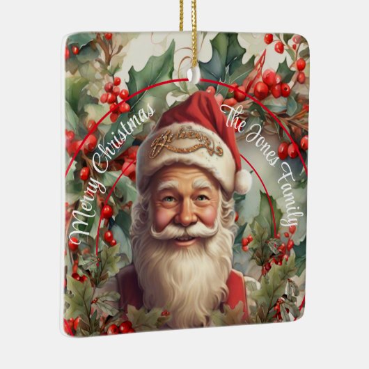  kerstman sinterklaas kerst keramisch ornament (Rechts)