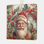  kerstman sinterklaas kerst keramisch ornament (Links)