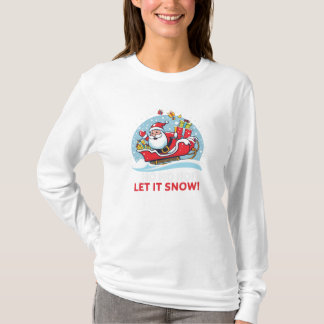 Kerstman Sinterklaas logo ontwerp T-shirt