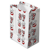 Kerstman Sinterklaas Meme Zes Zeven 67 6 7 Medium Cadeauzakje (Voorkant Gekanteld)
