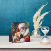 Kerstman Sinterklaas met Honden 3 Fotoplaat (Insitu)