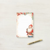 Kerstman Sinterklaas Post-it® Notes (Op bureau)