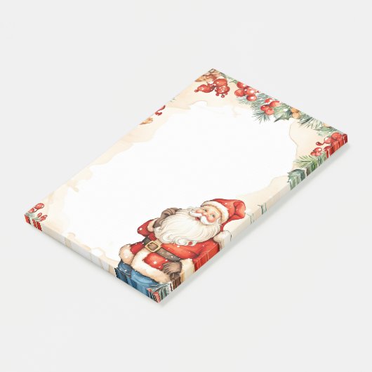 Kerstman Sinterklaas Post-it® Notes (Schuin)