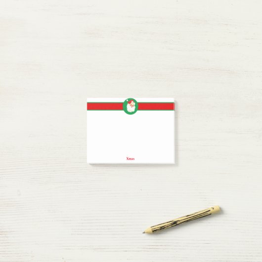 Kerstman Sinterklaas Post-it® Notes (Op bureau)