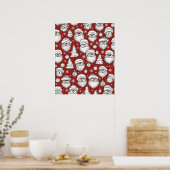 Kerstman Sinterklaas Poster (Keuken)