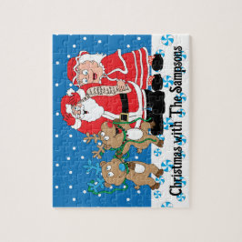 Kerstman Sinterklaas rendieren Legpuzzel