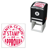 Kerstman Sinterklaas Stempel van Goedkeuring Grapp (In situ)