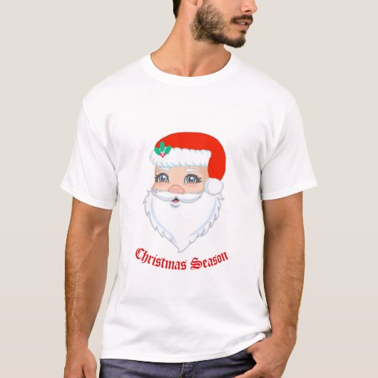 Kerstman Sinterklaas T-shirt (Voorkant)