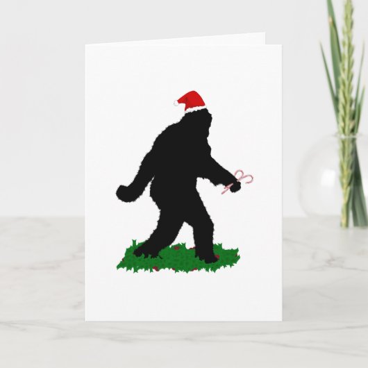Kerstman Sjachterij Feestdagen Kaart (Voorkant)