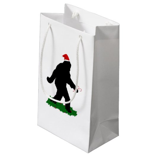 Kerstman Sjachterij Klein Cadeauzakje (Achterkant Gekanteld)