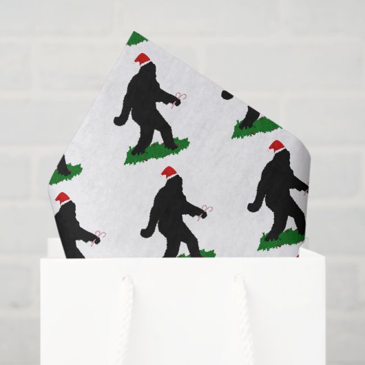 Kerstman Sjachterij Tissuepapier (Cadeauzakje)