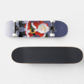Kerstman Skateboard (Horizontaal)