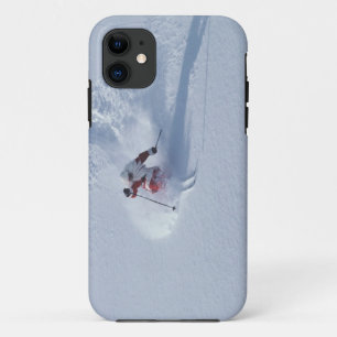 Kerstman skiën bij Snowbird Ski Resort, Wasatch iPhone 11 Hoesje