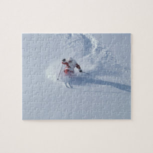 Kerstman skiën bij Snowbird Ski Resort, Wasatch Legpuzzel