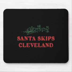 Kerstman Slaat Cleveland Over Kerstman Rendier Ker Muismat