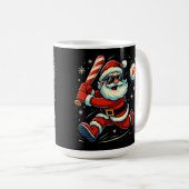 Kerstman slaat op de 6-7 Kerst-meme Koffiemok (Voorkant rechts)