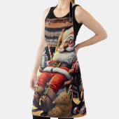 Kerstman slapen Kerstmis Schort (Insitu)