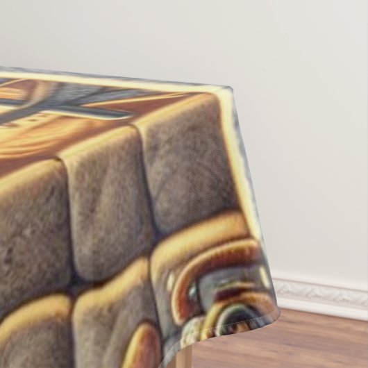 Kerstman slapen Kerstmis Tafelkleed (Voorbeeld)