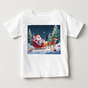 Kerstman slee rijdt Kerstavontuur