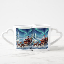 Kerstman slee rit loversmokken