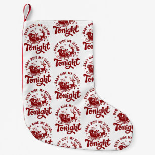 Kerstman slee snarky kerst sarcastische humor kleine kerstsok