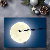 Kerstman, Sleigh en F-18 Militaire Jets Kerstmis Feestdagen Kaart