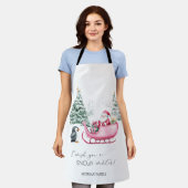 Kerstman, Sleigh, Pinguïn, Bos Schort (Gedragen)