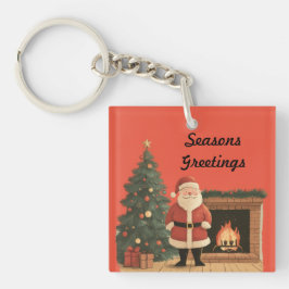 kerstman sleutelhanger