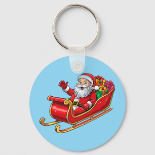 Kerstman Sleutelhanger