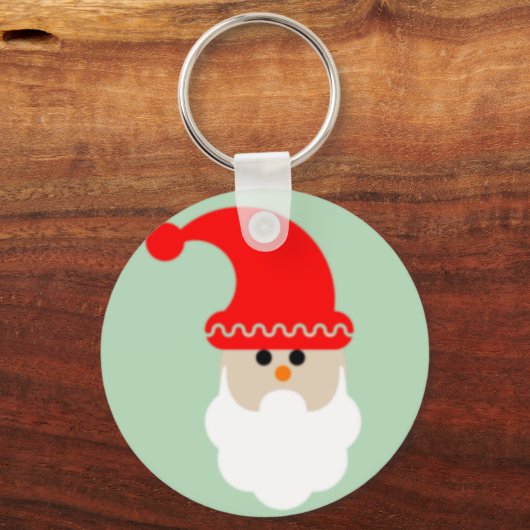 Kerstman  sleutelhanger (Achterkant)