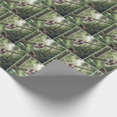 Kerstman Sloth in het regenwoud Cadeaupapier (Hoek)