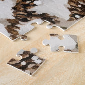 Kerstman Sneeuw Grove bomen Legpuzzel (Zijkant)