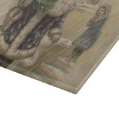 Kerstman Sneeuw Kerstboom Snijplank (Hoek)