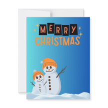 Kerstman sneeuwman