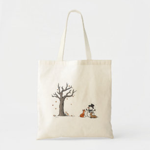 Kerstman Sneeuwman Vos En Hert Bosdier Tote Bag