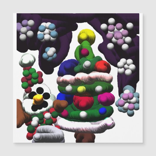 Kerstman Sneeuwpop Kerstmis (Voorkant)
