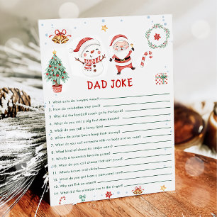 Kerstman Sneeuwpop Papa Grap Card Kaart