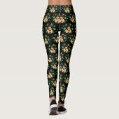 Kerstman Sneeuwpop Print-All-Over Broek Leggings (Achterkant)