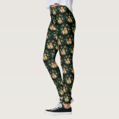 Kerstman Sneeuwpop Print-All-Over Broek Leggings (Links)