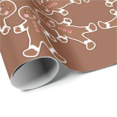 Kerstman Sneeuwvlok Inpakpapier (Rol Hoek)