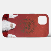 Kerstman,Sneeuwvlokken,Rood Case-Mate iPhone Case (Achterkant (horizontaal))